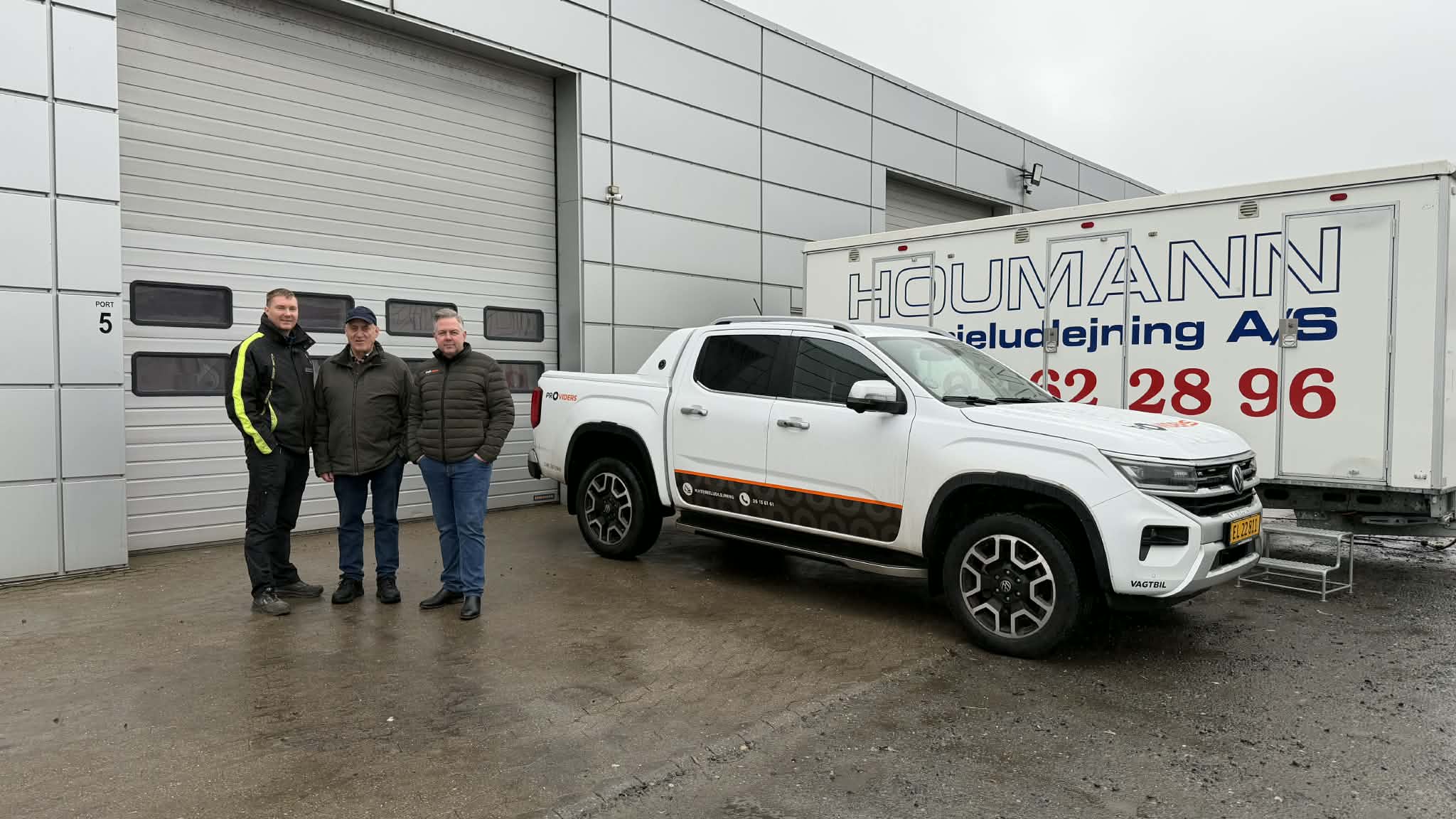 Fra venstre på billedet: Nico Johannesen, Steen Houmann og Jesper Kjelgaard.