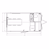 Scanvogn 420 6 pers. spisevogn m/tank